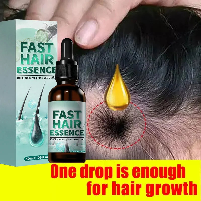 Hair Growth Essential Loss Regrowth Treatment Strengthens Hair Nourishes Scalp Light Weight Non Greasy Improve Scalp Circulation