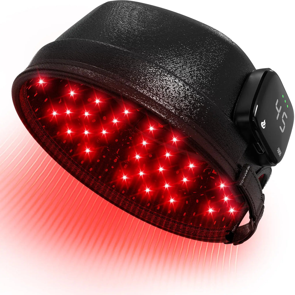 Wireless LLLT Laser Cap for Hair Growth&Against Hair Loss 660nm&850nm Red Light Therapy Cap for Seborrheic Alopecia&Damaged Hair