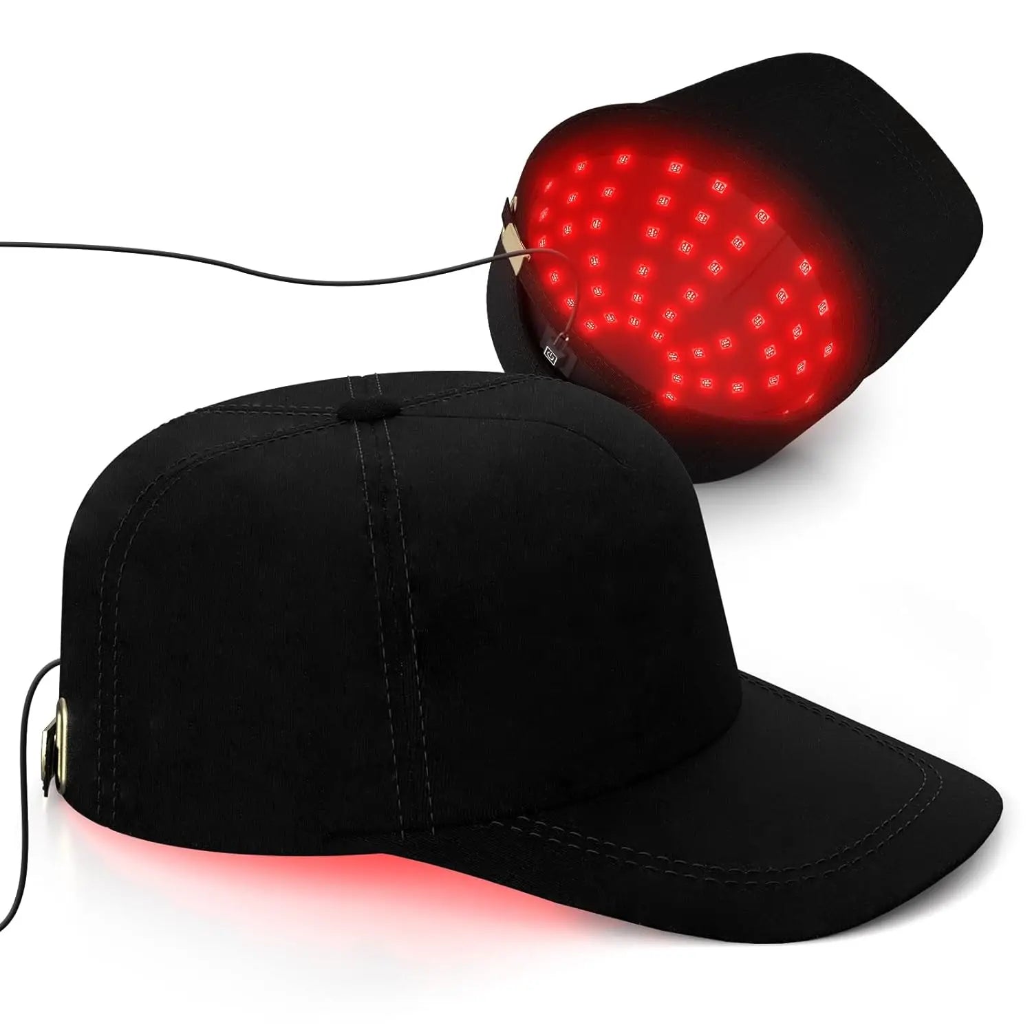 Hair Growth Laser Cap Red Light 660nm 850 nm Infrared Dual Chips Spectrum for Scalp Care Home Hair Loss Treatment for Women/Men