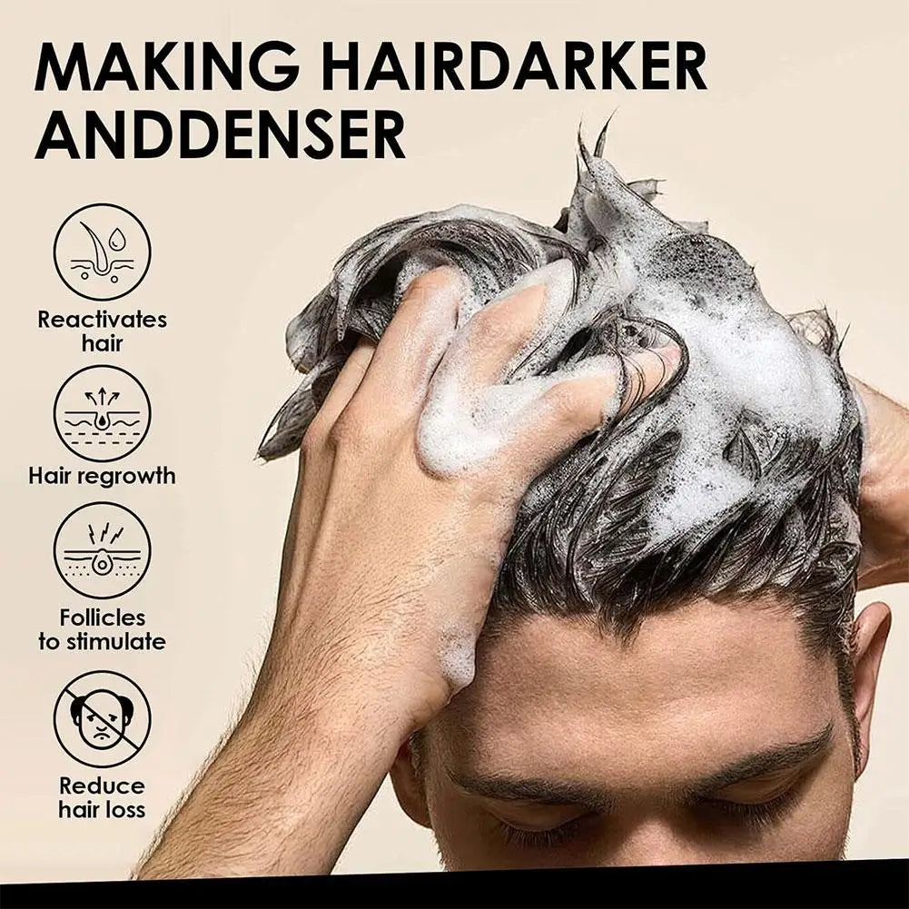 100/200ml Spartan Root Activator Shampoo Anti Hair Loss Hair Regrowth Non-irritating Fluffy Nourishing Shampoo Hair Care Product